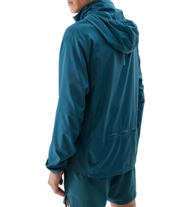 Personnalisé extérieur course à pied formation Sport Football Gym coupe-vent piste anorak Polyester fermeture éclair complète sweats à capuche hommes Football veste - Product Image 3