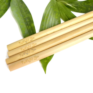 Mejor precio 2025 pajitas de bambú natural Logotipo de diseño personalizado/pajitas de bambú reutilizables y biodegradables (con bolsa y cepillo) - Product Image 5