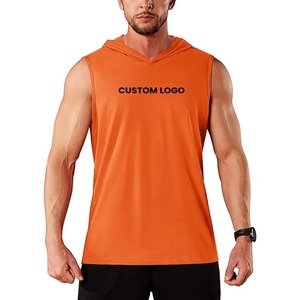 Best Selling Premium <b>Sleeveless</b> <b>Men's</b> <b>Hoodies</b> Custom Logo Workout Gym Fitness Training Tank Tops Hot Wholesale Latest Design - Product Image 1