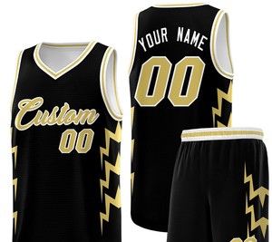 Maillot de baseball réversible pour hommes personnalisé OEM ensemble d'uniformes respirant antibactérien à séchage rapide 100% polyester vêtements de sport Shorts - Product Image 4