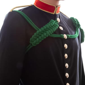Cordón de Aiguillette trenzado de hombro personalizado de tacto suave para desfile de uniformes de banda escolar y opciones especiales de decoración de vestidos - Product Image 3