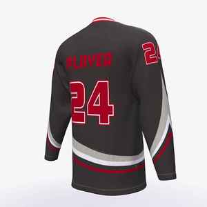 Wholesale Ice <b>Hockey</b> Jerseys Men Practice Training Shirts Custom Logo Polyester Sublimation Printing Bulk Sportswear Supplier - Product Image 5