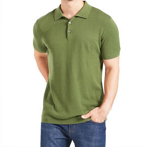 Camiseta de golf de poliéster 100% con sublimación personalizada hecha con fibra de algodón/Bambú - Product Image 2