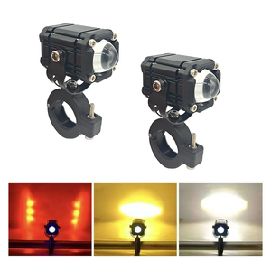 Foco LED <span class=keywords><strong>para</strong></span> Motocicleta <span class=keywords><strong>de</strong></span> 12-80V, Tres Colores, Rojo, Amarillo, Blanco, Luces Auxiliares Intermitentes, <span class=keywords><strong>Ojo</strong></span> <span class=keywords><strong>de</strong></span> <span class=keywords><strong>Demonio</strong></span> <span class=keywords><strong>para</strong></span> Motocicleta - Product Image 2