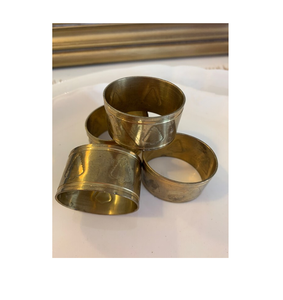 Forme ronde unique et mignonne conception de rond de serviette en laiton décor de maison et de table meilleure qualité rond de serviette en laiton vente chaude - Product Image 4