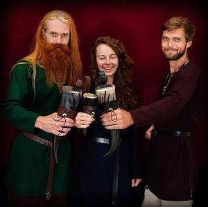 เขาสัตว์วิกกิ้งทำมือเป็นมิตรกับสิ่งแวดล้อม พร้อมสายหนังสัตว์ทำมือ สำหรับของที่ระลึก ราคาขายส่ง - Product Image 4