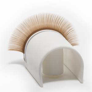 ขนตาแคชเมียร์สีน้ำตาลด้านขนตาปลอมสีน้ำตาลอ่อนแบบหนา - Product Image 2