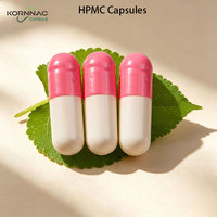KORNNAC Fournisseur en gros de capsules HPMC personnalisées, tailles 00, 0, 1, 2, 3, 4, capsules végétales véganes vides à base de plantes