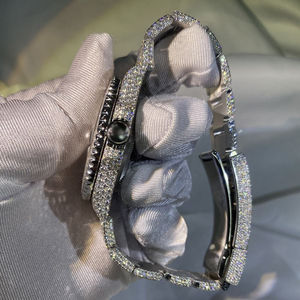 Arriving New Limited Skeleton Edition Luxury Iced Out Hip Hop <b>Mens</b> <b>Wrist</b> ETA Watch Original Moissanite Diamond Vvs Clarity - Product Image 3