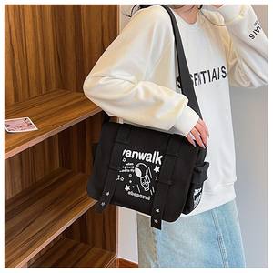 2024 Women's Fashion <b>Messenger</b> Satchel <b>Bag</b> Canvas Crossbody Purse with Travel Shoulder <b>Bag</b> Feature for Summer Autumn Spring - Product Image 5