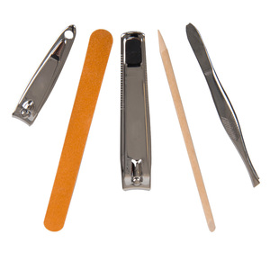 Tijeras cortaúñas de alta calidad, limas de uñas con acabado de esmalte, juego de manicura al por mayor con impresión de logotipo personalizado para belleza con logotipo - Product Image 1