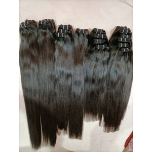 Cabello humano real virgen indio de alta calidad, paquetes de cabello lacio crudo de onda suelta, cabello Remy de onda profunda, precio de fábrica al por mayor - Product Image 6