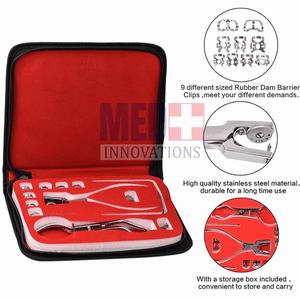 Kit de digue en caoutchouc dentaire de haute qualité (12 pièces) pour une isolation efficace en acier inoxydable de dentisterie par Med Innovation - Product Image 4