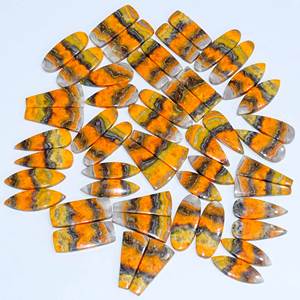 Bonne qualité Multi forme naturelle bourdon jaspe paire de pierres précieuses en vrac concepteur avec belle finition élégante fabrication de bijoux - Product Image 4