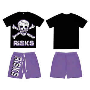 DCY 2025 Summer Breathable Sporty Acid Wash <b>Jogger</b> Set Custom Men's 100% Cotton <b>Oversized</b> Track Suit - Product Image 4