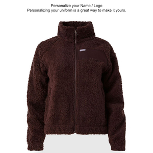 เสื้อแจ็คเก็ตบอมเบอร์ขนฟูหนานุ่มสำหรับแพทย์หญิง สวมใส่สบาย อุ่น ทันสมัย เหมาะสำหรับทำงาน ลำลอง กิจกรรมกลางแจ้ง โรงพยาบาล ซิปหน้า 100% - Product Image 6