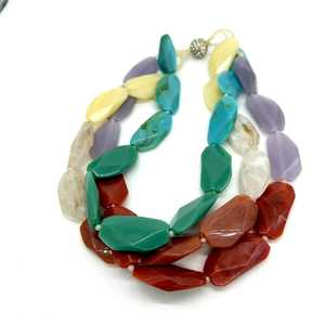 Collar de resina epoxi esmaltada colorida Estilo de Ángel moderno Diseños personalizados Ligero y duradero de moda - Product Image 1