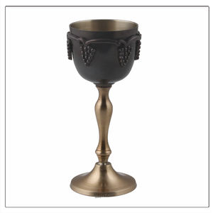 ถ้วยแก้วทองเหลืองโบราณขนาด3ออนซ์ทำด้วยมือถ้วยแก้วมีลายนูนสำหรับเสิร์ฟไวน์ - Product Image 2