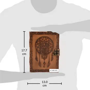 Leather Journal Journal, Vintage Owl Embossed <b>Blank</b> Book, Sketchbook, <b>Notebook</b> Leather Journal - Product Image 6