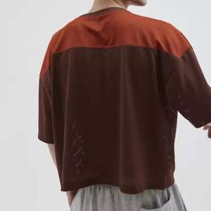 Malla de moda de gran tamaño sublimación camiseta hombres sublimación diseño malla camisetas para la venta al por mayor tarifa OEM personalización - Product Image 2