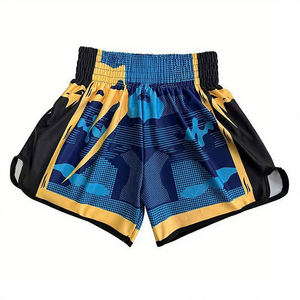 Pantalones Cortos de Muay Thai y Kick Boxing Unisex Personalizados, Estilo Urbano, Kimono de Jiu Jitsu Elástico con Logotipo Frontal - Product Image 2