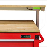 Gabinete de Herramientas Grande CSPS para Mecánicos, de Acero con Recubrimiento en Polvo de Alta Calidad, Personalizable OEM, Garantía de 4 Años, Suministro de Fábrica