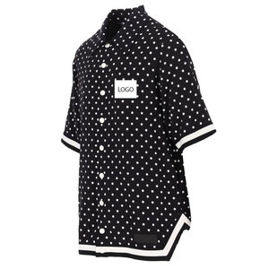 OEM Custom Design <b>Men's</b> <b>Beach</b> Summer Short Sleeve Hawaii <b>Shirt</b> Sublimation Printed Logo Graphic Hawaiian <b>Shirt</b> - Product Image 5