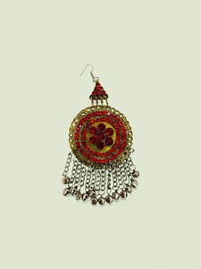 Collar de Moda Vintage con Cuentas de Cobre Bohemia Hechas a Mano con Diseño Cultural Afgano para Mujer, Ropa Tradicional para Fiestas - Product Image 2