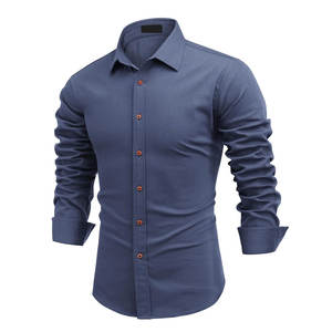 Chemise en jean 100 % coton, coupe décontractée, respirante, écologique, légère, avec coutures soignées et toucher doux. - Product Image 1