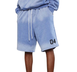 Ensemble de shorts d'été pour hommes personnalisés, sweat-shirt à capuche, style streetwear, séchage rapide, respirant, polyester/coton, vêtements d'extérieur - Product Image 4