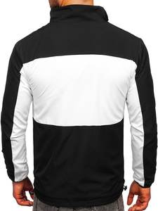 Veste de sport d'extérieur légère et imperméable pour hommes Veste de pluie à capuche et tissu en toile coupe-vent pour les jours de pluie - Product Image 2