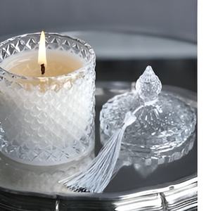 Modern Candle Holder Wax Pot Votive Unique Candle <b>Jar</b> Customized Size Round Shape Deep Container Scented Candles - Product Image 1