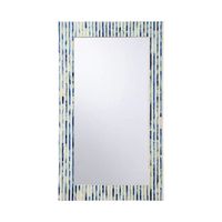 Miroirs muraux décoratifs de luxe, modernes, style Art Déco, faits à la main, écologiques, légers, avec incrustations en os, éclairés, sans électricité