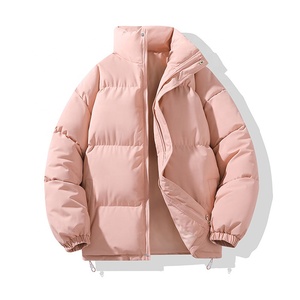 High Quality Women's Winter Puffer Jacket Thick Padded <b>Waterproof</b> Polyester Bomber Style Coat Solid Pattern Warm And Breathable - Product Image 5