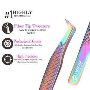 Pinzas de Volumen Personalizables de Acero Inoxidable, las Mejores Pinzas para Pestañas, Agarre Fuerte, Punta Puntiaguda, Herramientas para Injerto de Pestañas, Pinzas No Corrosivas - Product Image 2