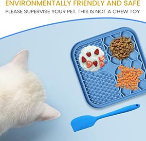 HILIM Wholesale Silicone Cat and <b>Dog</b> Licking <b>Mat</b> BPA Free Non Slip <b>Feeding</b> Pad Dishwasher Safe Slow Feeder Calming Solution - Product Image 5