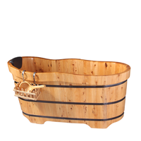 Baignoire à tremper/baignoire en bois de pin/baignoire en bois Anna