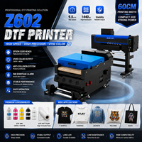 Imprimante DTF 60 cm avec encre blanche, 2 têtes, 4 têtes, I3200, film PET pour transfert thermique, machine d'impression sur t-shirt