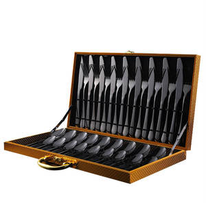 ชุดช้อนส้อมมีลักษณะเป็นเหล็กสะท้อนที่มีคุณภาพสูงชุดเครื่องใช้บนโต๊ะอาหารมาใหม่ชุดที่มีพรสวรรค์งานปาร์ตี้2025ของขวัญขององค์กร - Product Image 6