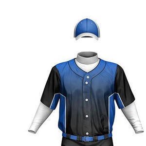 ชุดกีฬาเบสบอลสีตามสั่ง ผลิตตามแบบที่ต้องการ เนื้อผ้าโพลีเอสเตอร์ 100% น้ำหนักเบา ทนทาน ระบายอากาศได้ดี แห้งเร็ว สำหรับผู้ใหญ่ 男女兼用 - Product Image 4