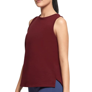 Wholesale Quick Dry Active Wear <b>Singlet</b> <b>Women</b> Running Cheap Price Plus Size <b>Women</b> Tank Tops OEM Service Custom Logo Tank Top - Product Image 4