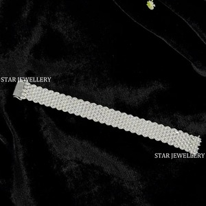 925 argent Sterling brillant Marquise coupe VVS Moissanite diamant 18MM luxe chrétien unisexe cadeau Bracelet - Product Image 5