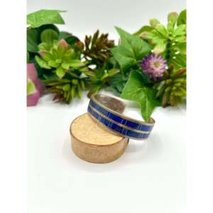 Wilson Dawes Lapis & Sterling <b>Silver</b> Fashion <b>Cuff</b> <b>Bracelet</b> - Product Image 3