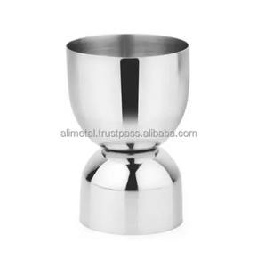 High Quality Customizable Brass Double Side <b>Peg</b> Jigger <b>Metal</b> Drink & Cocktail Shaker Measure Bar Tool - Product Image 3