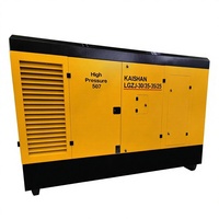 Compresor de Aire de Tornillo Diésel Portátil de Alta Presión Kaishan KSZJ-35/25-38/20K de 24V, 35-38m/min para Perforación de Pozos Profundos