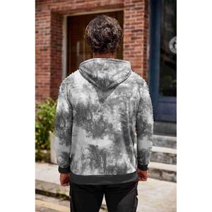 Sweat à Capuche d'Entraînement pour Hommes Respirant Léger Gym Athlétique Thermique Sweat Mode Pull à Capuche Distressed avec Poche - Product Image 4