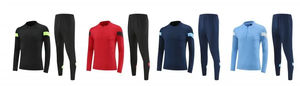 Conjunto de chándal deportivo de alta calidad para hombre, chaqueta con media cremallera, ropa de entrenamiento, juegos, camisetas, kit de fútbol, Tops y pantalones, ropa informal - Product Image 3