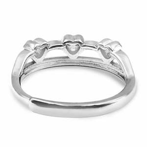 NOVAMART Fine Romantic Eternity <b>Silver</b> <b>Ring</b> with Free Size & <b>Adjustable</b> Opening by Zarkan Wholesale Export - Product Image 5