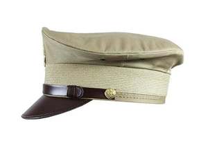 Casquette de visière pour officiers du personnel général 2025, authentique casquette de capitaine, fabriquée en tissu kaki robuste, style anglais HARAZ, quatre saisons, unisexe - Product Image 6