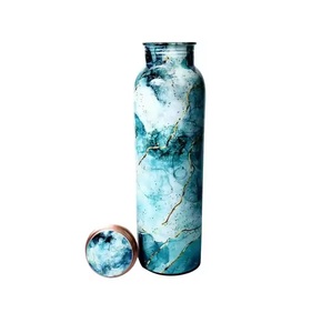 Bouteille d'eau en cuivre de style rose rose disponible tailles personnalisées approvisionnement direct de l'unité de fabrication disponible au meilleur prix - Product Image 5